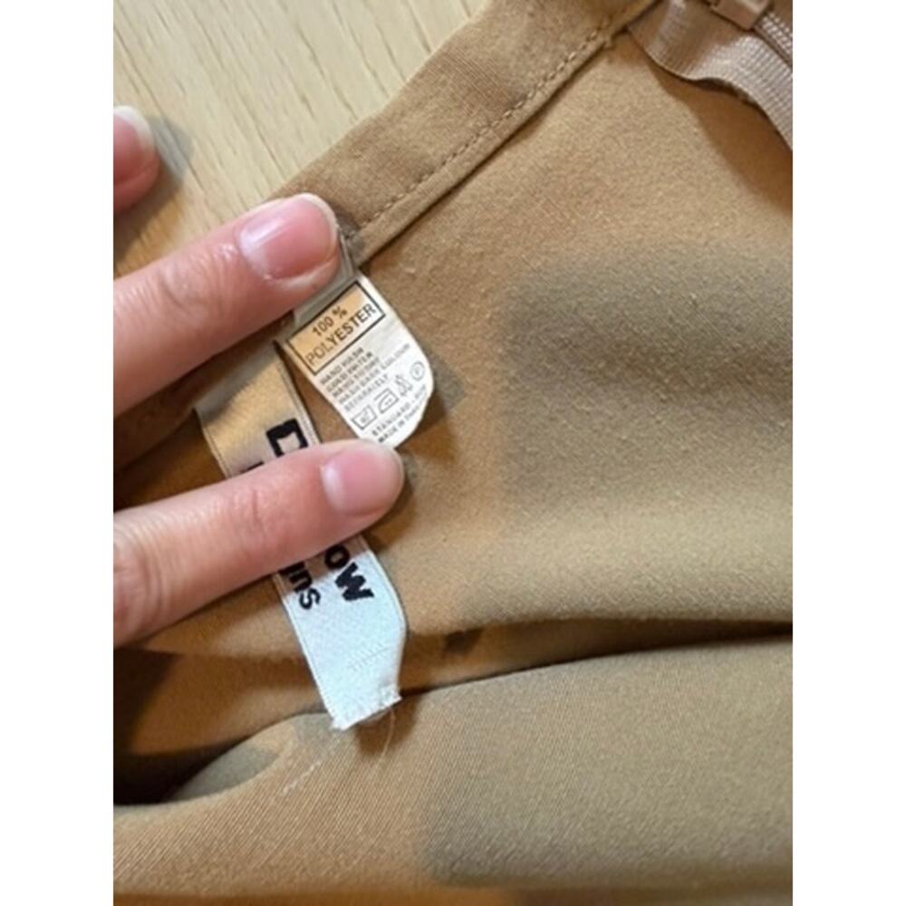 Vintage Degow Designs Camel Maxi Skirt Minimal Slip Bias Cut ✨ - Picture 9 of 9